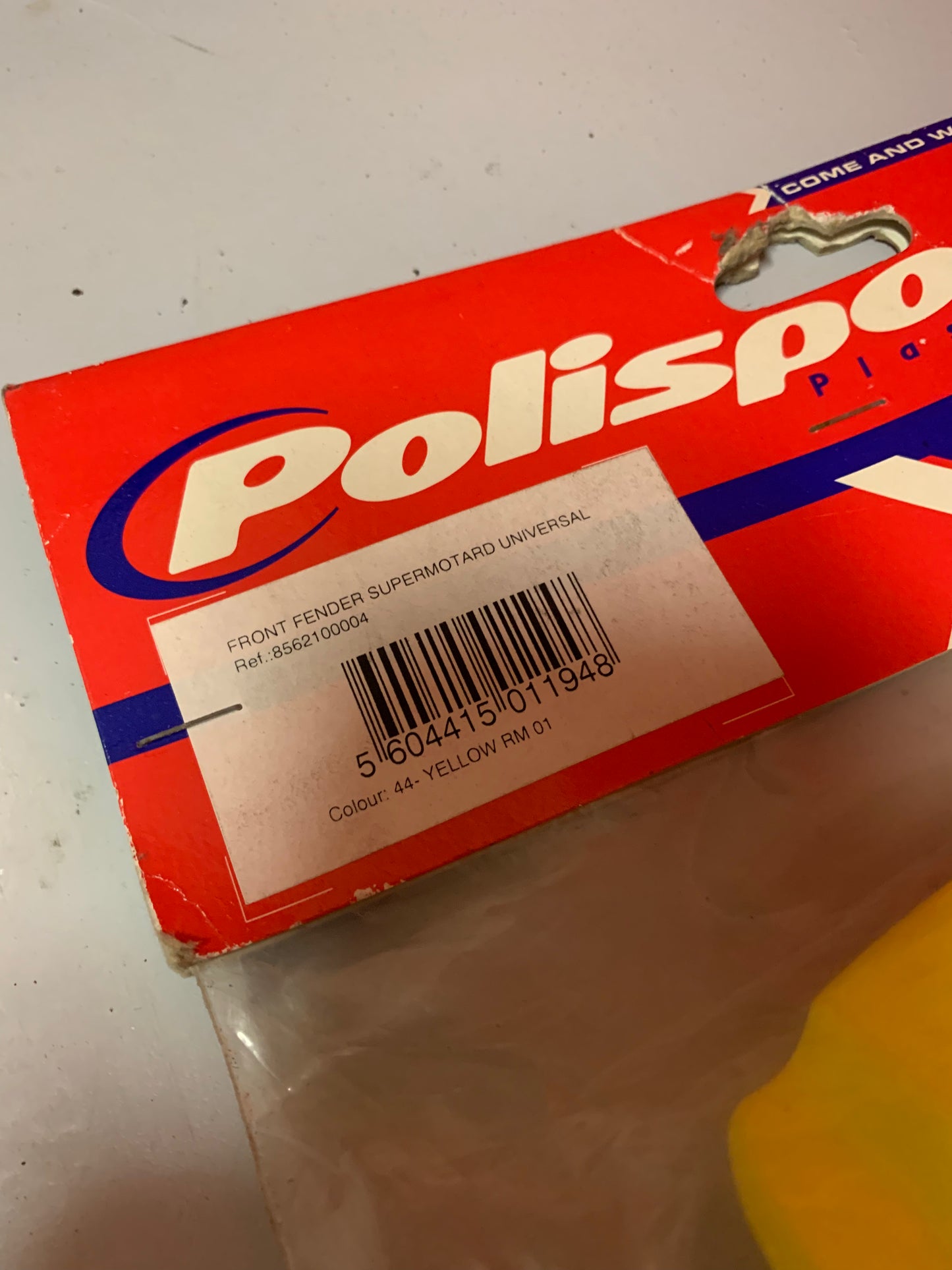 Polisport supermotard front fender