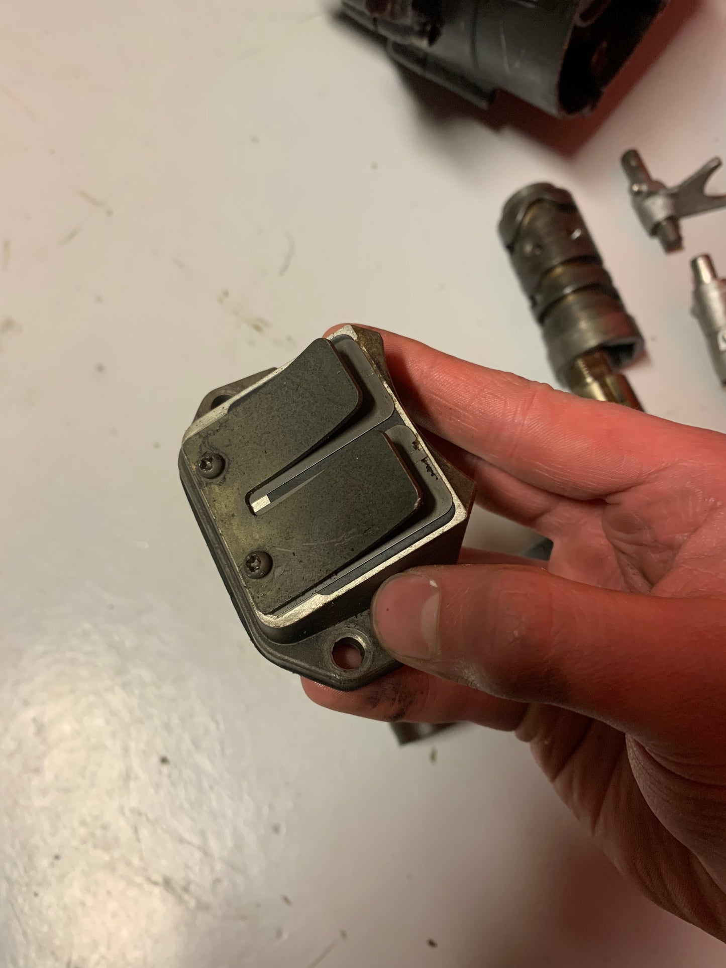 Suzuki RM400 Engine 1978 crankcase gearbox crankshaft