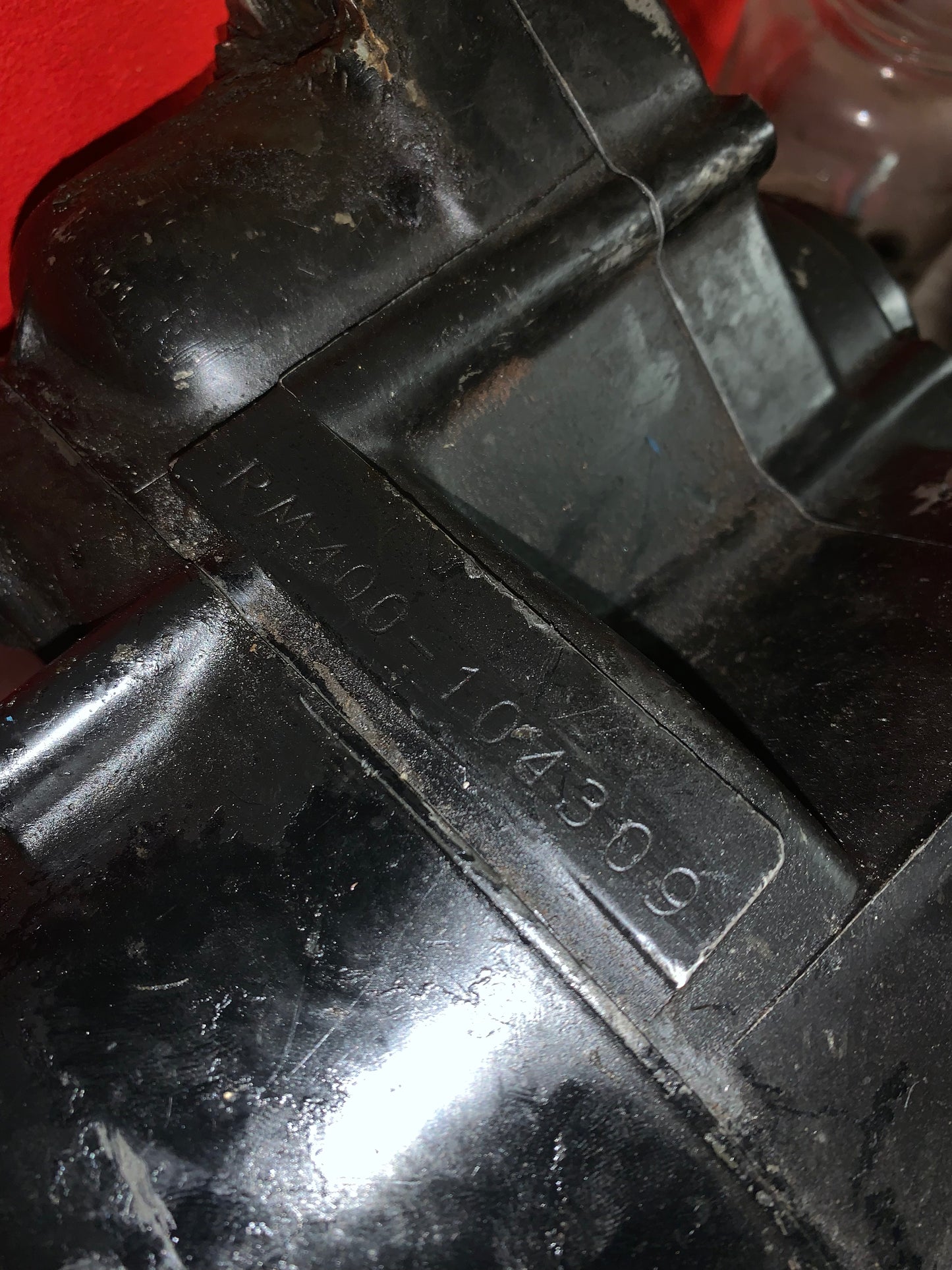 Suzuki RM400 Engine 1978 crankcase gearbox crankshaft