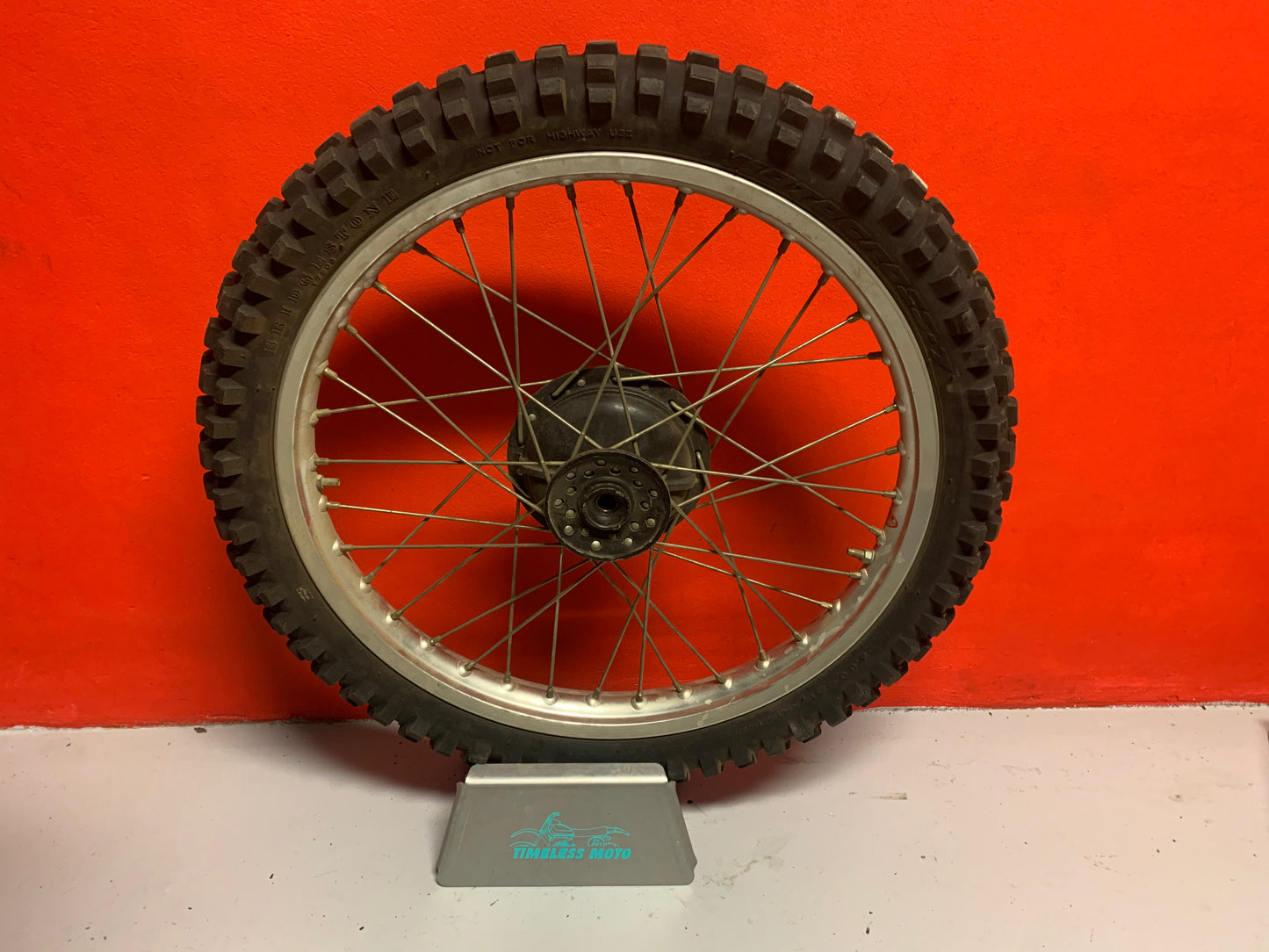 Yamaha YZ 1983/84 front wheel. Almost new