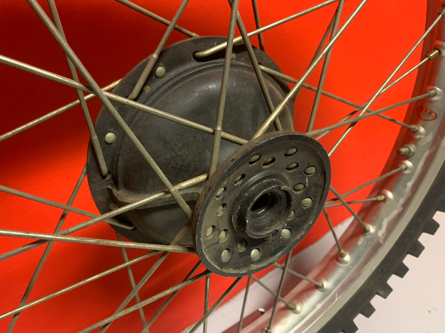 Yamaha YZ 1983/84 front wheel. Almost new