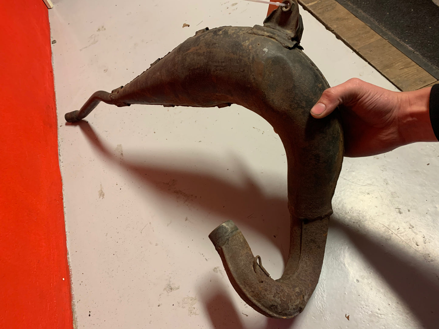 Yamaha YZ125 1978 exhaust pipe