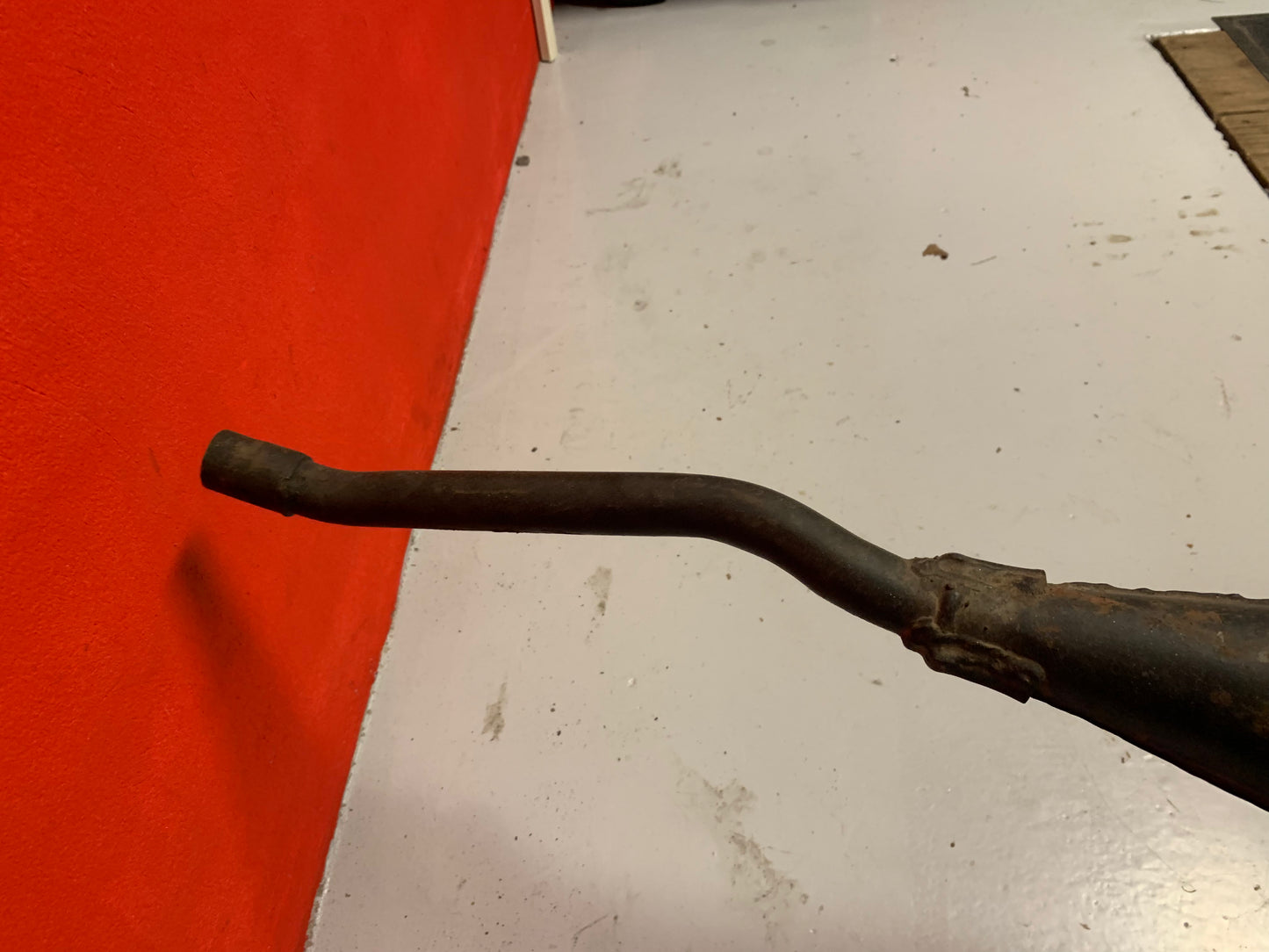 Yamaha YZ125 1978 exhaust pipe