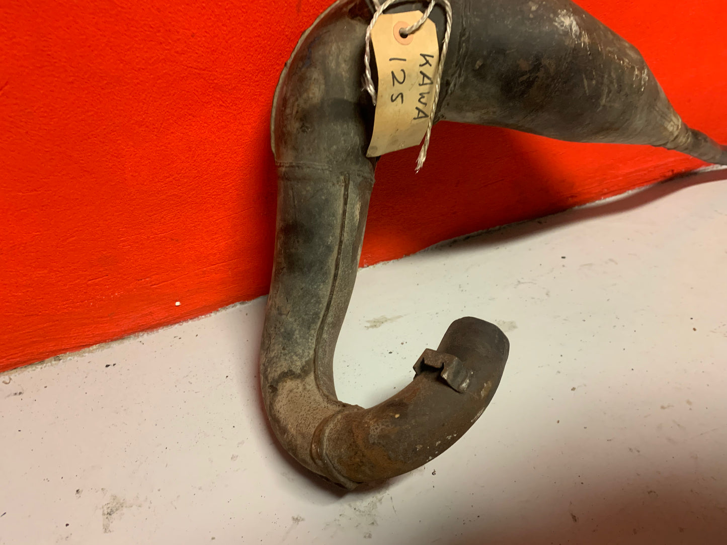 Kawasaki KX125 1980-1981 exhaust pipe