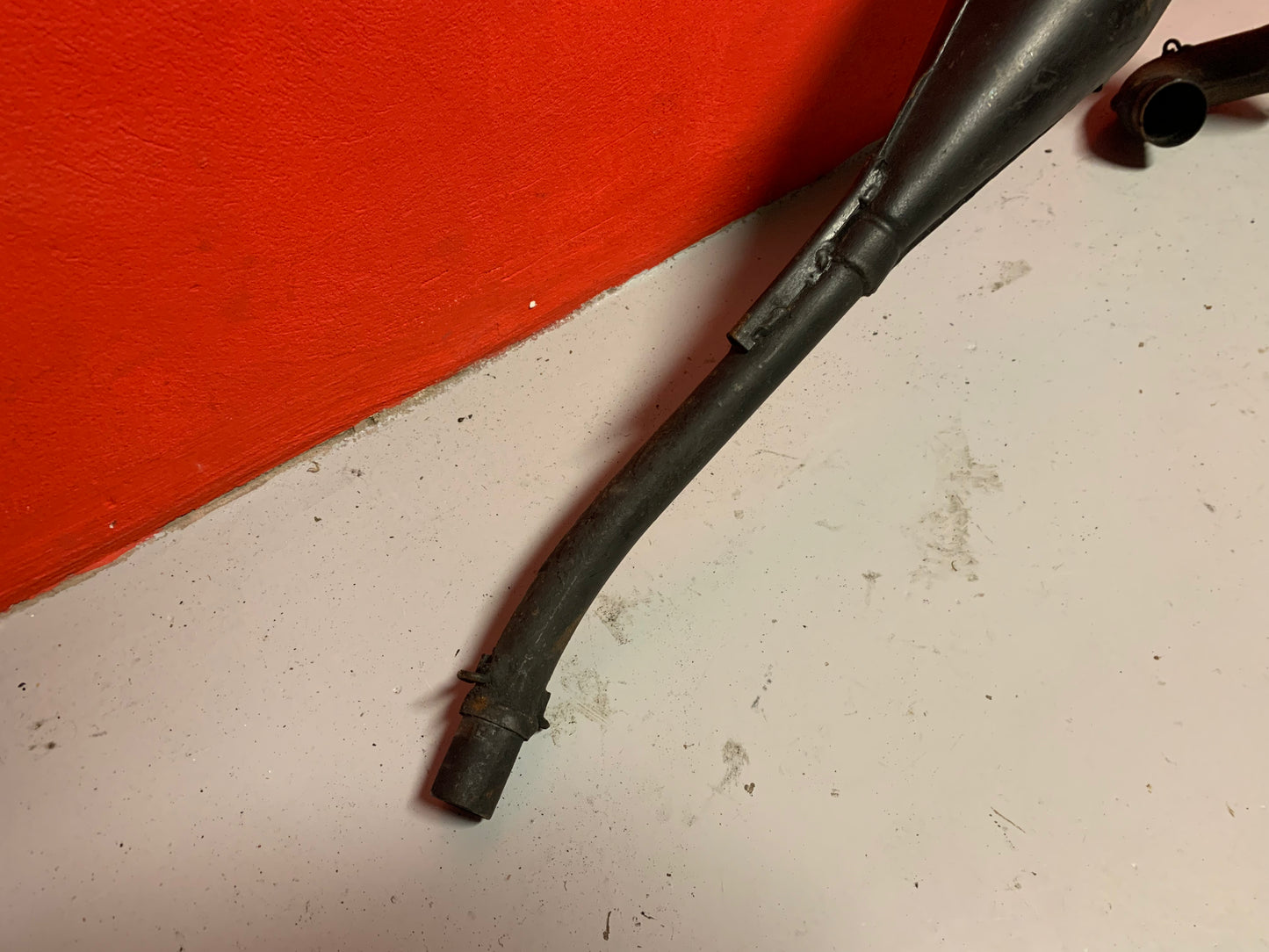 Suzuki RM125 B-C 1977-1978 exhaust pipe