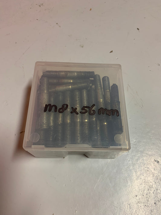 Suzuki RM M8x56 cylinder head studs NOS aircooled
