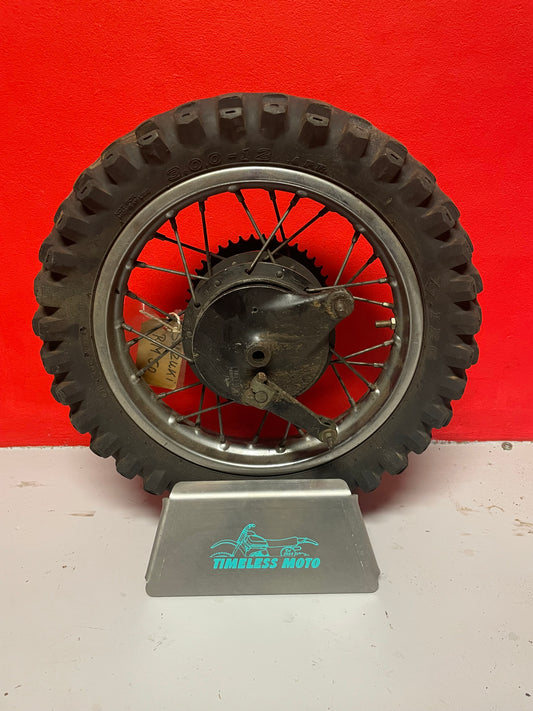 Suzuki RM50 1979-1981 (N-T-X) rear wheel complete