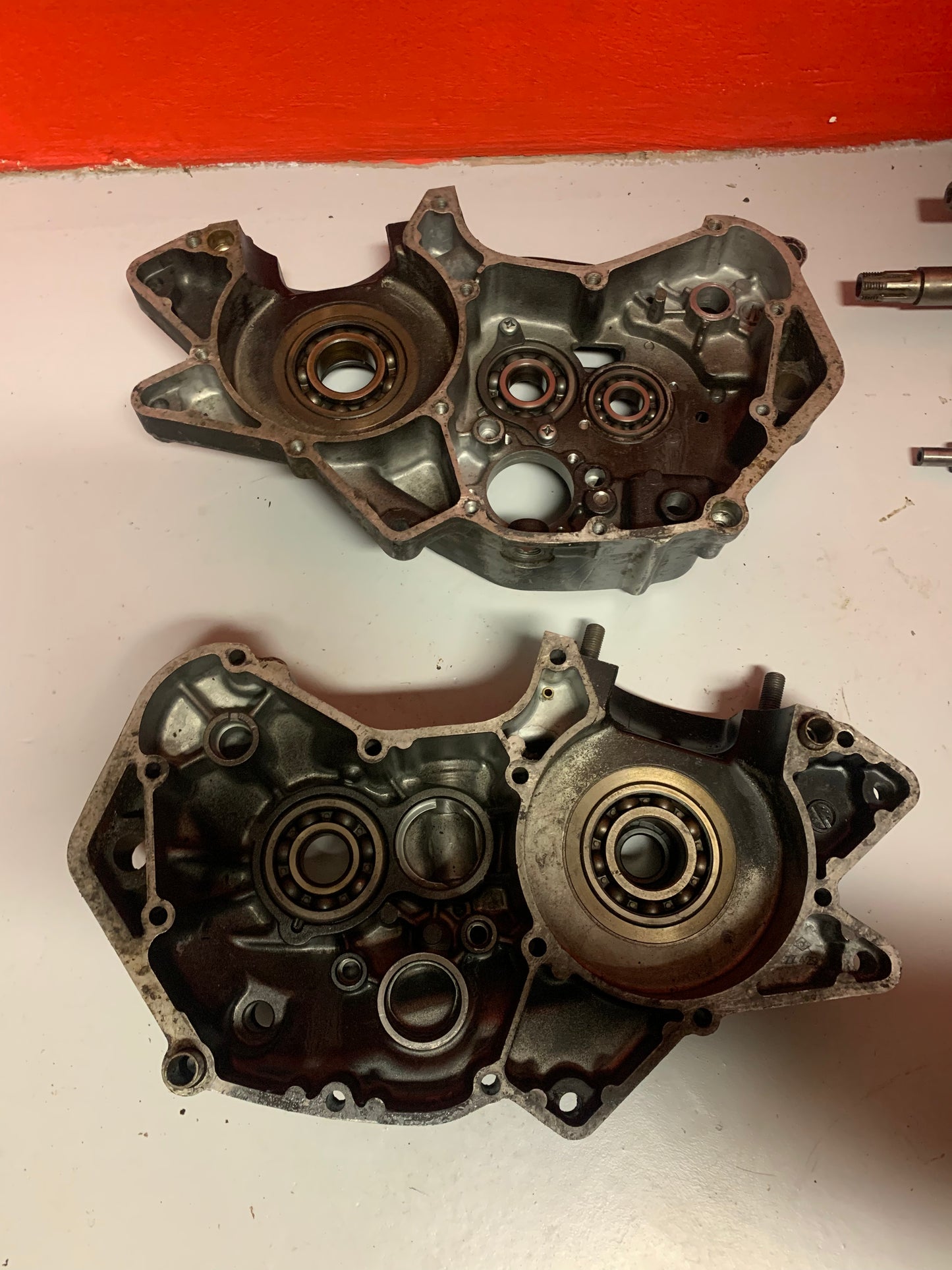 Suzuki Rm250 Engine 1980 crankcase gearbox crankshaft