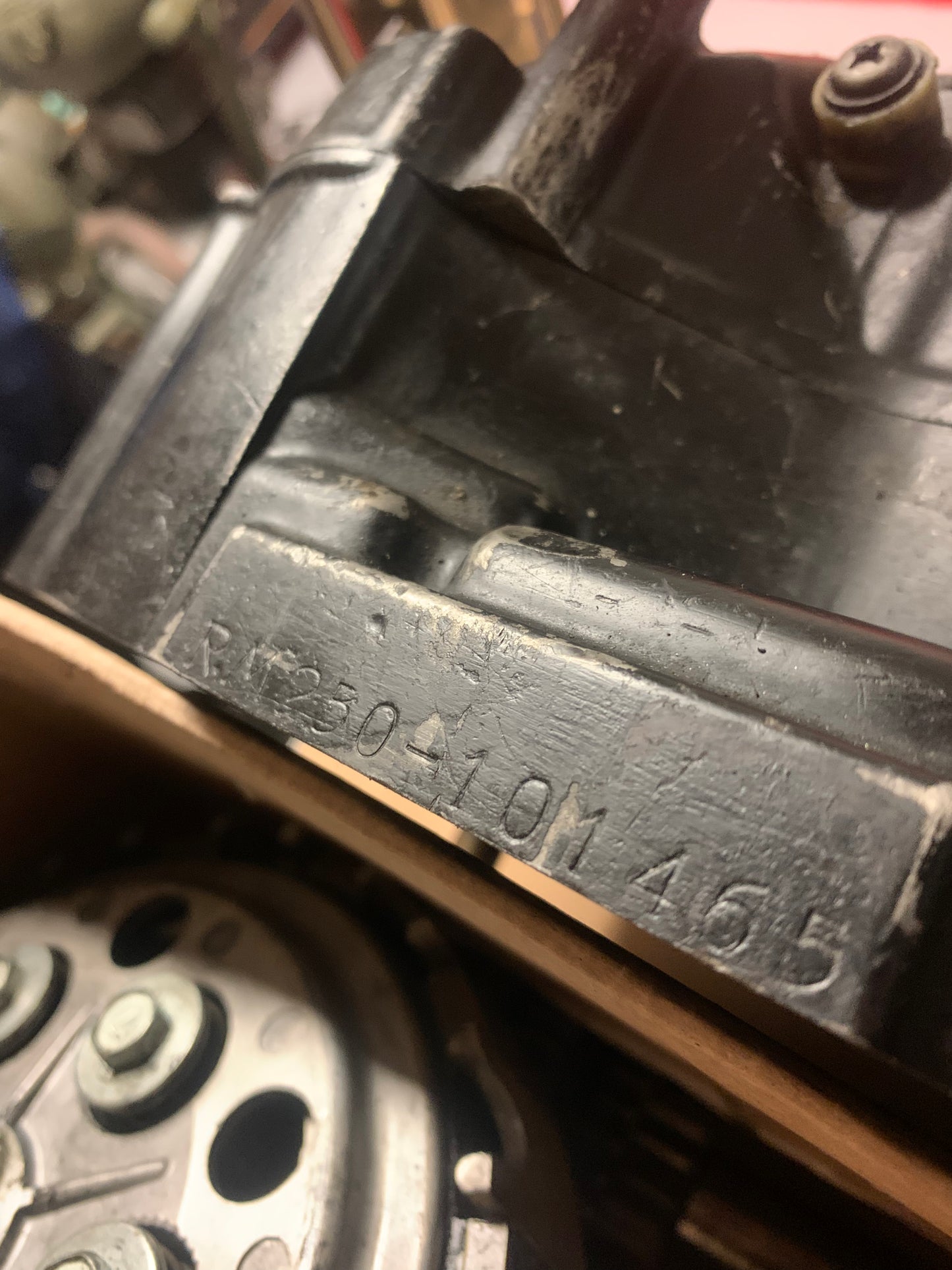 Suzuki Rm250 Engine 1980 crankcase gearbox crankshaft