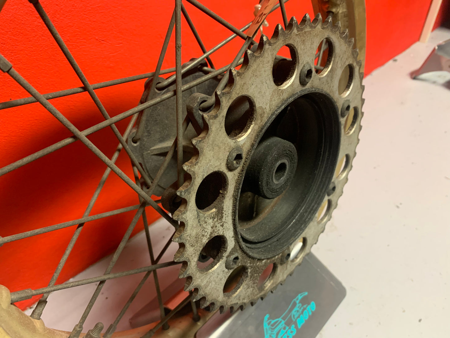 Yamaha YZ125 1985 rear wheel