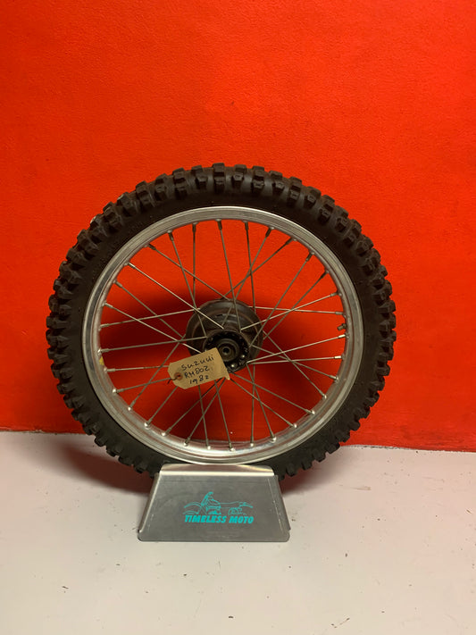 Suzuki RM80 1982 front wheel complete