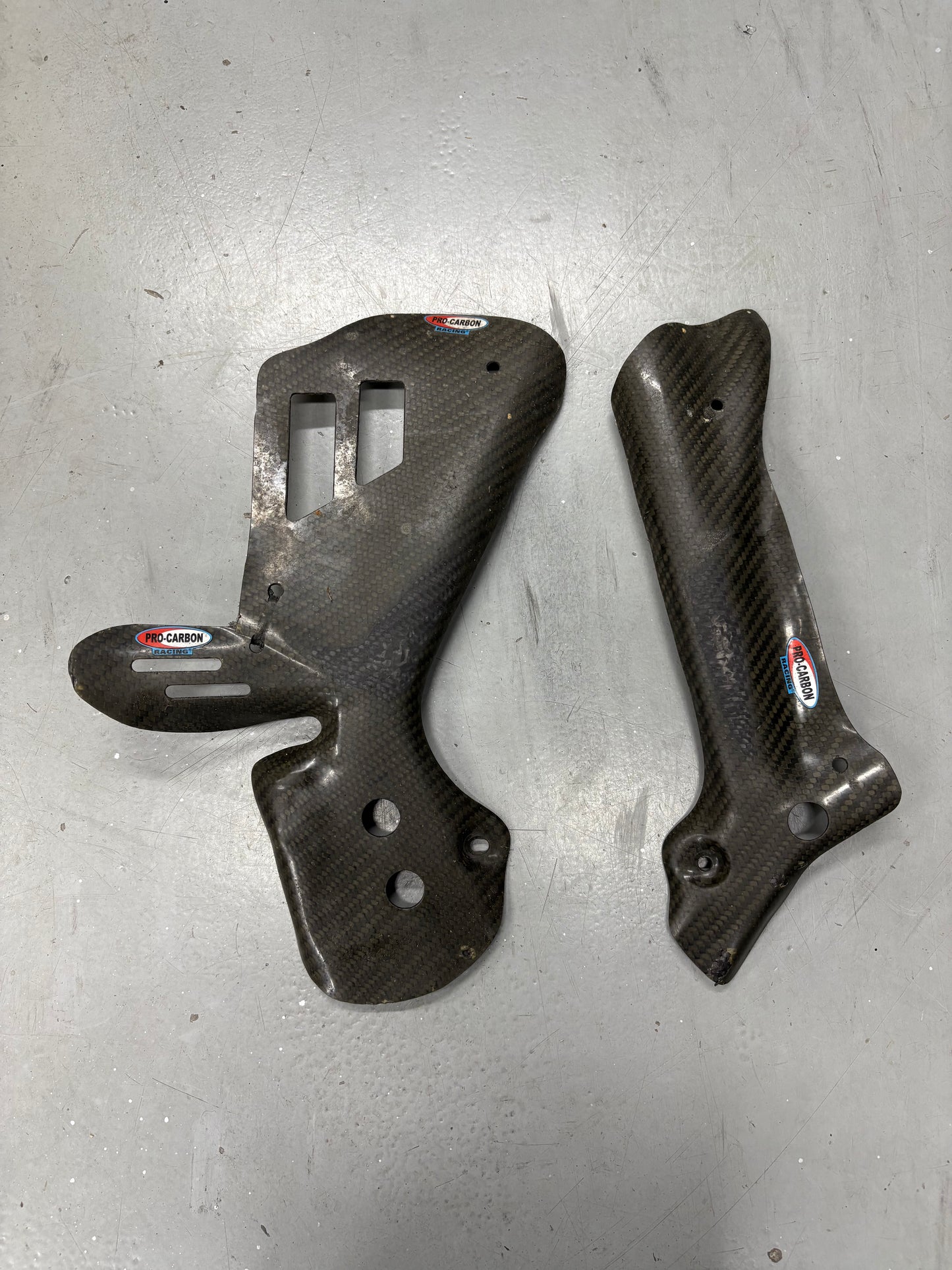 KTM sx/sxf 2011-2014 Pro Carbon frameguards